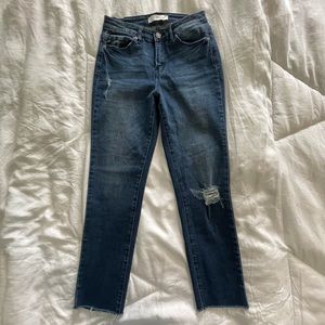 Kancan mid rise crop jeans